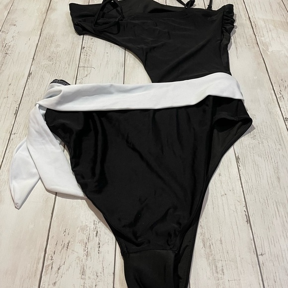 Ramy Brook Gigi Colorblock Side Cutout One Piece Swimsuit Small - Picture 7 of 7